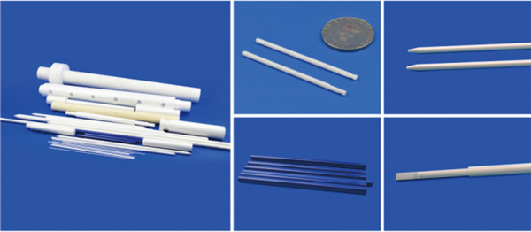 High Pressure Machinable Zirconia Ceramic Rod Corrosion Resistance
