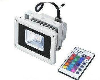10W Environmental IP65 RGB Led Flood Light AC100 - 240V, 50 / 60 HZ for architecture field