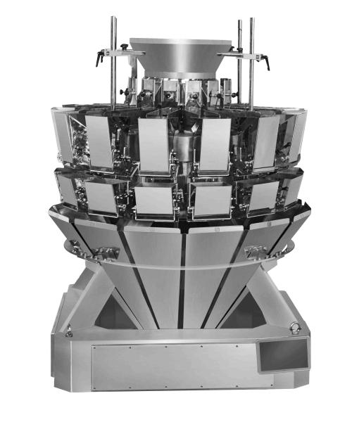 FDA 10 Head Multihead Weighing Machines For Granule Snack Food
