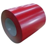 Bobine en acier enduite enduite d'une première couche de peinture rouge de couleur de la bobine 600-1250mm de Galvalume