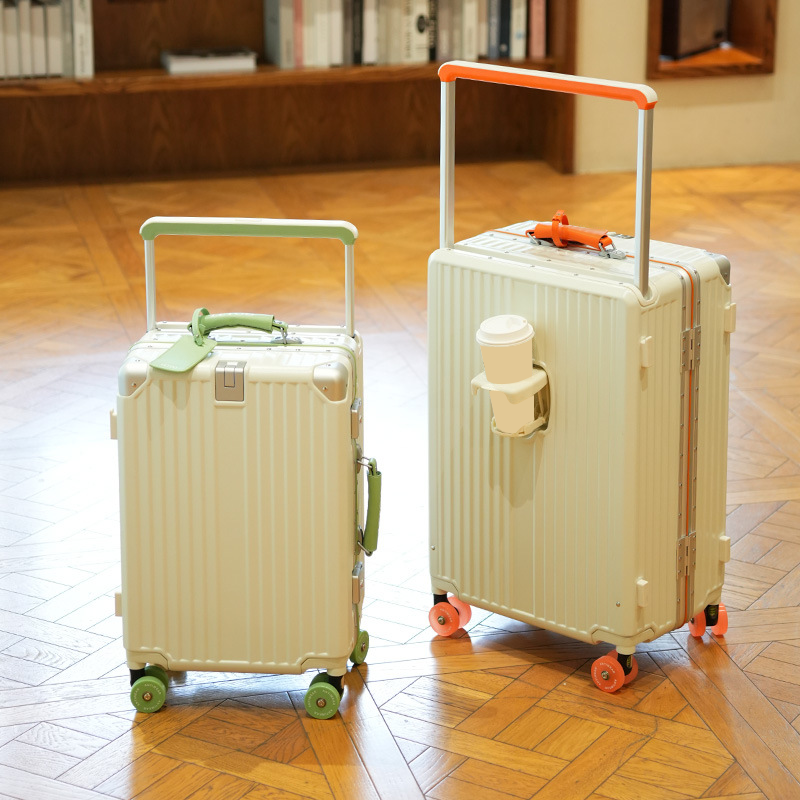 Full-Durable Unisex Large-Capacity Aluminum Travel Luggage Set TSA Lock Outdoor Trolley Case Suitcase for Travelers
