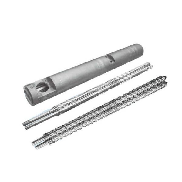 Hard Chrome Plating Parallel Twin Screw And Barrels Set For Co Rotating Extruder Screw Diameter 20mm-300mm