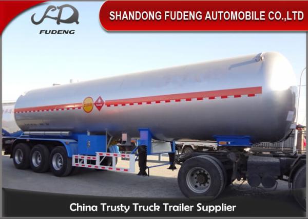 59.7 Cubic Meters 3 Axle Q345B 25T Lpg Gas Tanker Truck