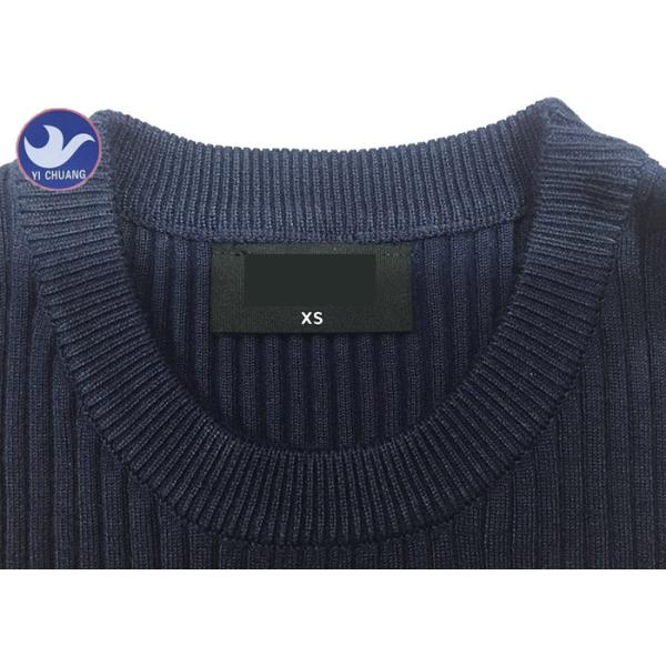 Full Rib Women Knitted Dress Stylish 2 Side Panel Set In Crew Neck Long Sleeves