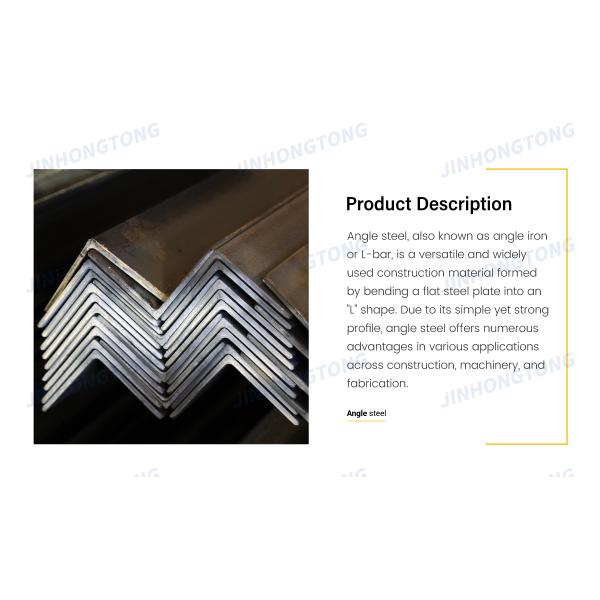 Angle Steel Astm A36 A53 Q235 Q345 Carbon Equal Angle Steel Galvanized Iron L Shape Mild Steel Angle Bar