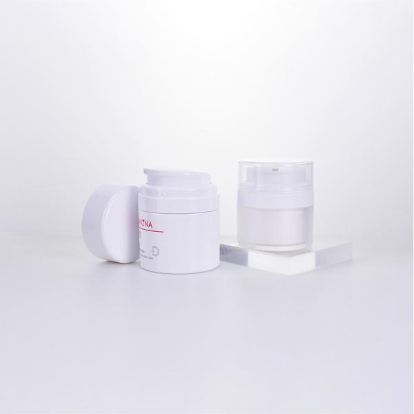 30ml&50ml Airless Cosmetic Packaging Jars With Pump, Double Wall Vacuum Protection For Private Beauty Brands