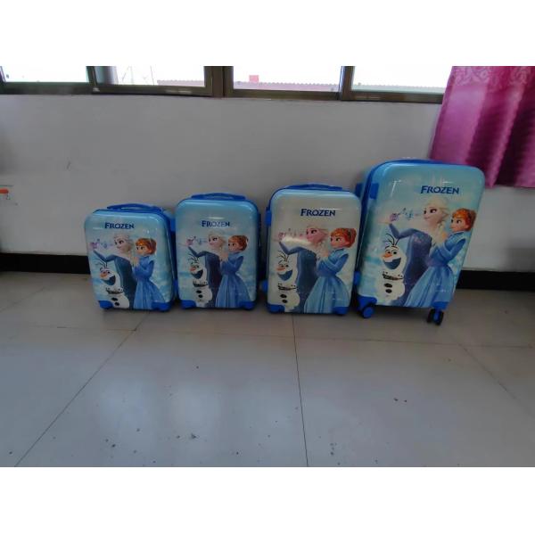 Equipaje de dibujos animados para niños a prueba de agua con ruedas