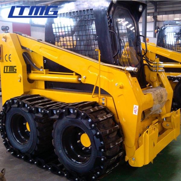 1200kg Multi Terrain Skid Steer Front End Loader , Deutz Engine Compact Track Loader