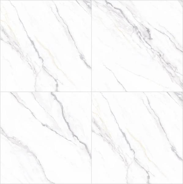 White Polished Sintered Stone Slabs 1200x1200mm for Bathroom Renovation