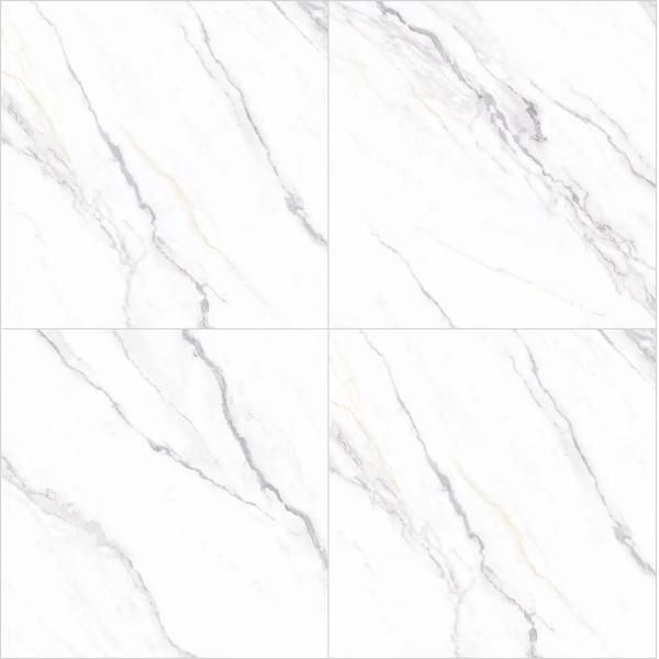 White Polished Sintered Stone Slabs 1200x1200mm for Bathroom Renovation