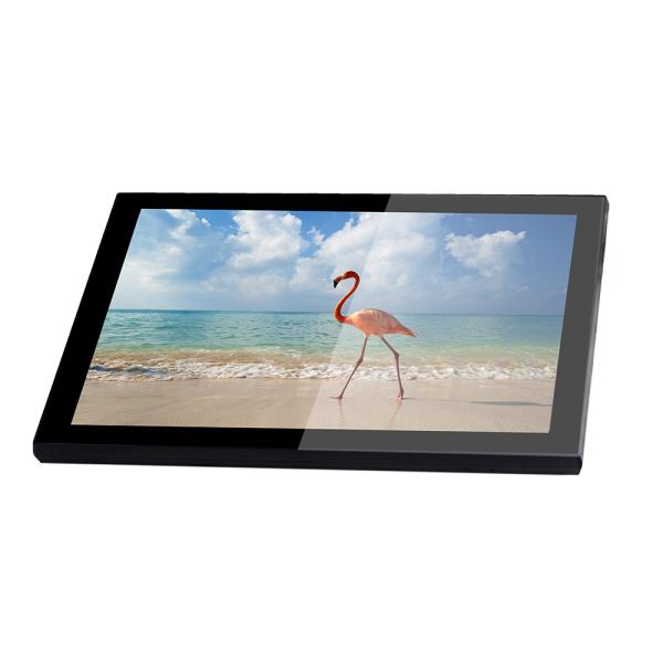 Android POE Wall Flush Mounting Tablet Supports app developed 3 Color LED For Meeting Room