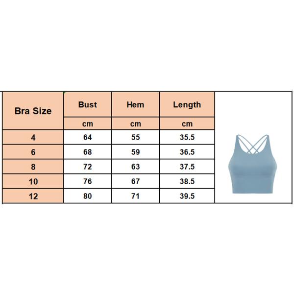 Разминка задней части Criss бюстгальтеров спорт женщин йоги Strappy проложила беспроводную верхнюю часть йоги