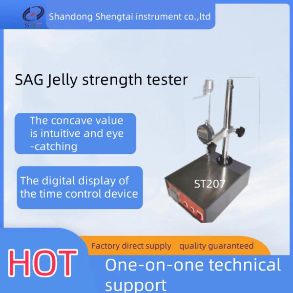 ST207 SAG Pectin Gel Strength Tester with Coarse and Fine Adjustment for Accurate Alignment and Easy Measurement