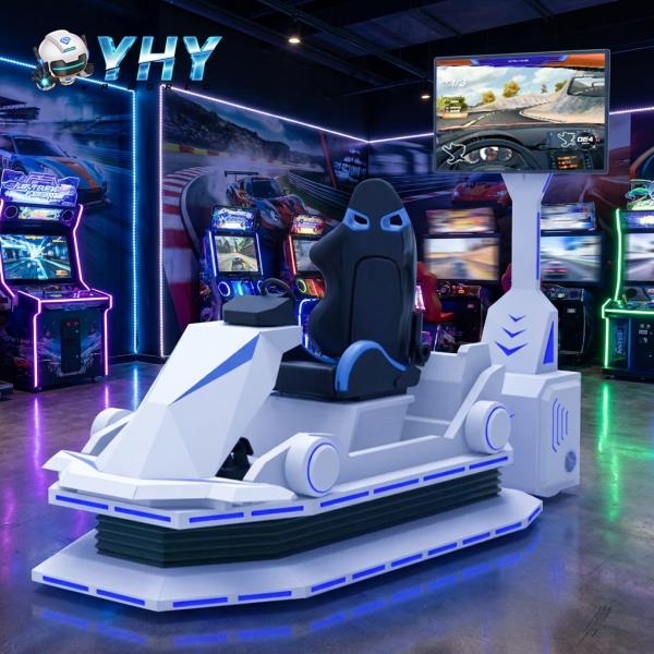Realidad Virtual Driving Game Machine VR Car Racing Simulator at VR Theme Park
