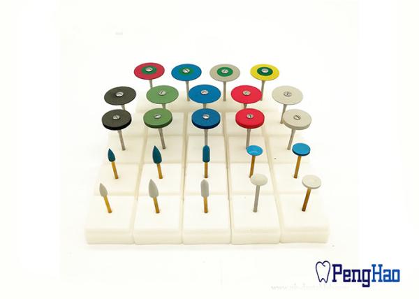 25*0.7mm Type Rubber Diamond Impregnated Polishing Wheel Zirconia / Porcelain Usage