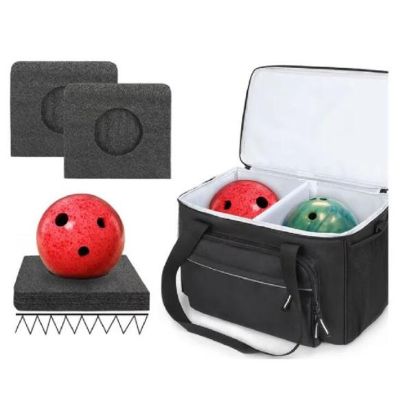 Торбики для боулинга, спортивная сумка с несколькими карманами.