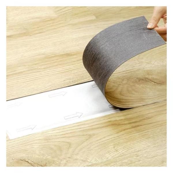 Slip Proof Peel And Stick Wood Planks Self Adhesive Vinyl Floor Tiles 6x36''