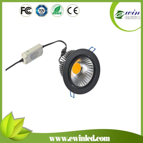 White/black/silver housing Meanwell Dali dimmable driver 6-50W led downlight/ceiling light
