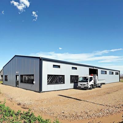 Hot Dip Galvanized Steel Components Prefab Warehouse Building Weather Proof H Beam Column