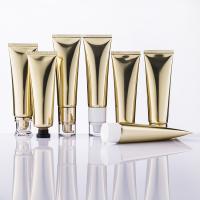 CE cosmétique en plastique d'or des tubes 10ml-50ml MSDS de compression d'OEM
