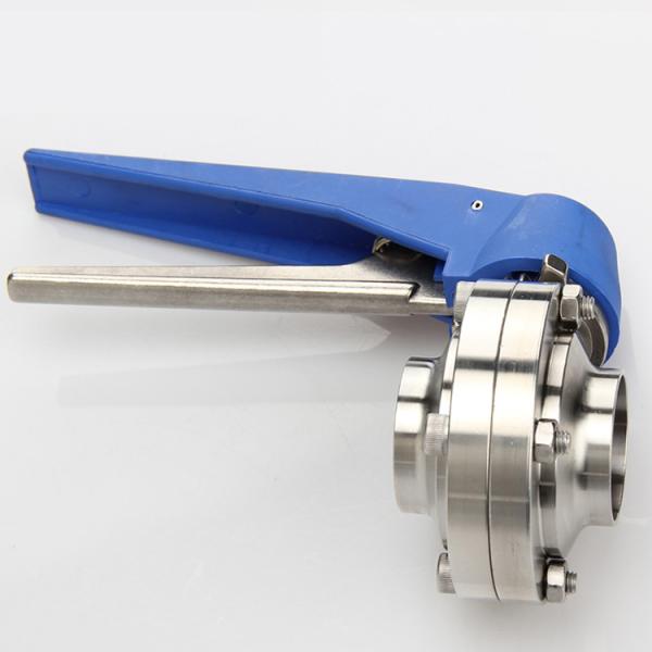 3 Inch Ss 304 Butterfly Valve Low Pressure Din40 Food Grade Dn10 Rjt