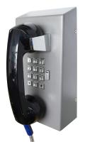 Telefone analógico de trabalho pesado de aço laminado a frio Telefone anticorrosivo para prisão / prisão