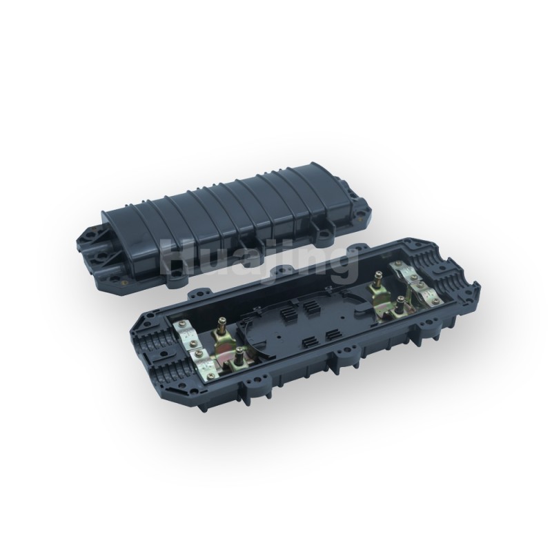 ABS Flexible In Line Fiber Optic Splice Enclosure 4 Ports 192 Cores Capacity
