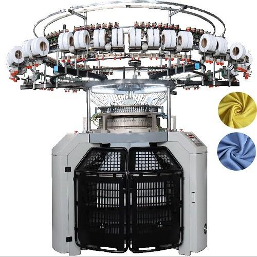 16G-38G Single Jean Single Jersey Circular Knitting Machine For Pique