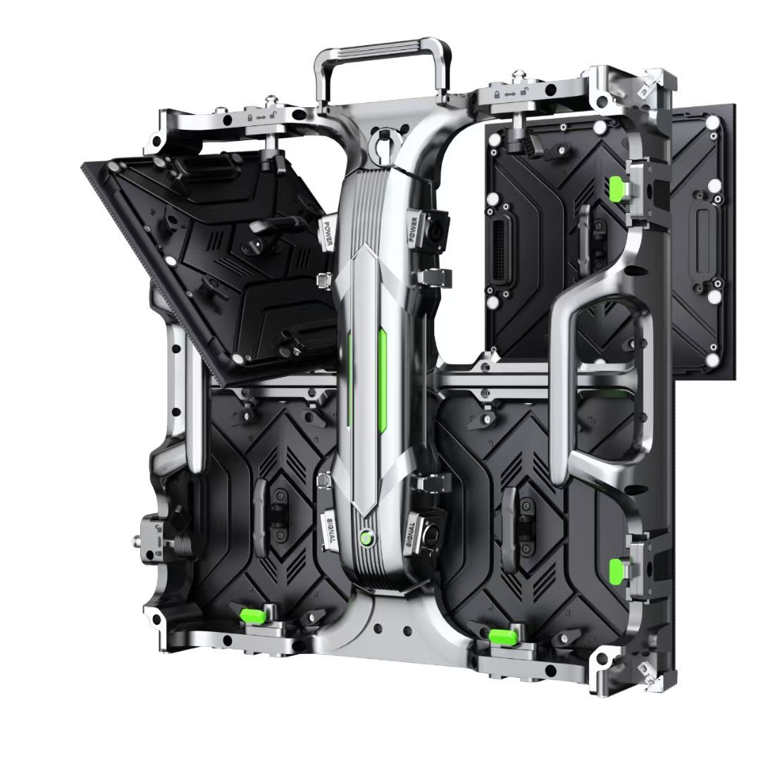 Rectangle / Square Rental LED Cabinet Display 500x500mm Front And Rear Maintenance