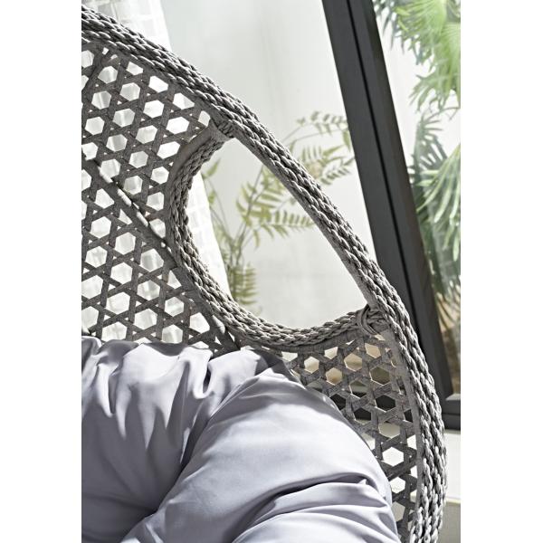 Outdoor Space Water Drop Shape Swing Chair Wicker Furniture for Modern Design Leisure