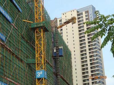 Segurança da construção 2 de construção toneladas de grua de levantamento do material