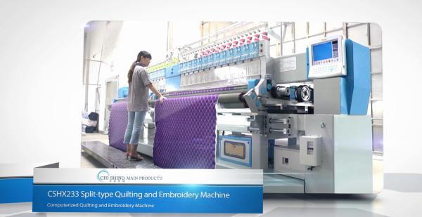 34 Head Computerized Embroidery Machine No Plate And Shuttle 3800 Kg For Curtains
