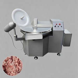 80Liter High-Speed Bowl Cutters with Automatic unloader for vegetable and Meat Processors