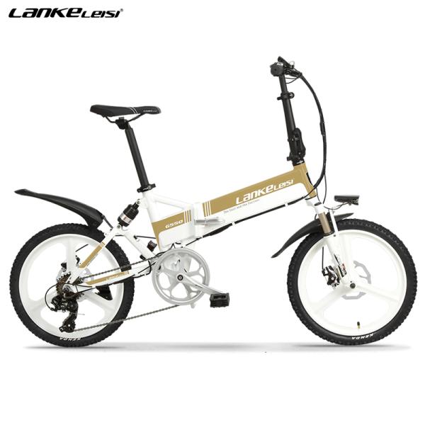 Overcharge Protection Collapsible Electric Bike 20 Inch Pre Discharge Function