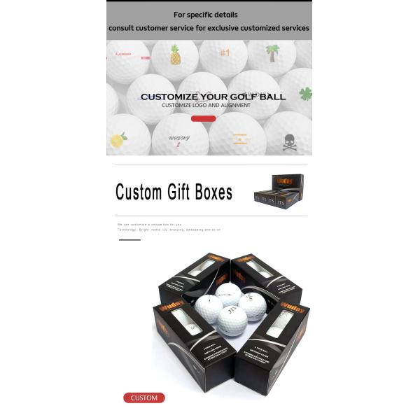 USGA Approved Pro Tour Golf Balls The Perfect Combination of High Spin and Control