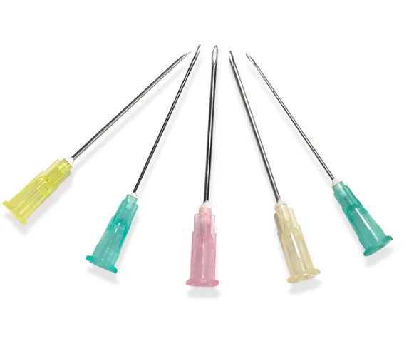 Red Hypodermic Disposable Needles Syringe Out Diameter 0.33mm 29G