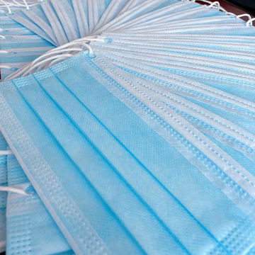 Blue Melt Blown Fabric BFE 95% Disposable Nose Mask