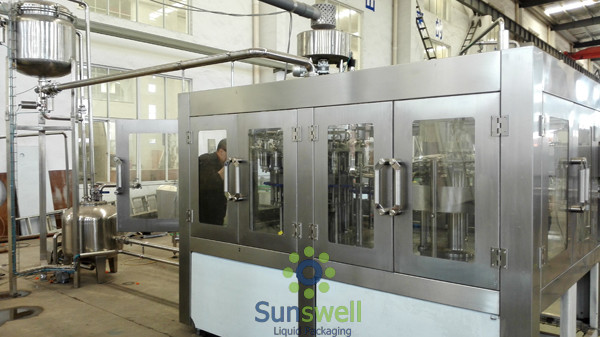 Машина завалки роторной Multi-Головки горячая, машина упаковки молока