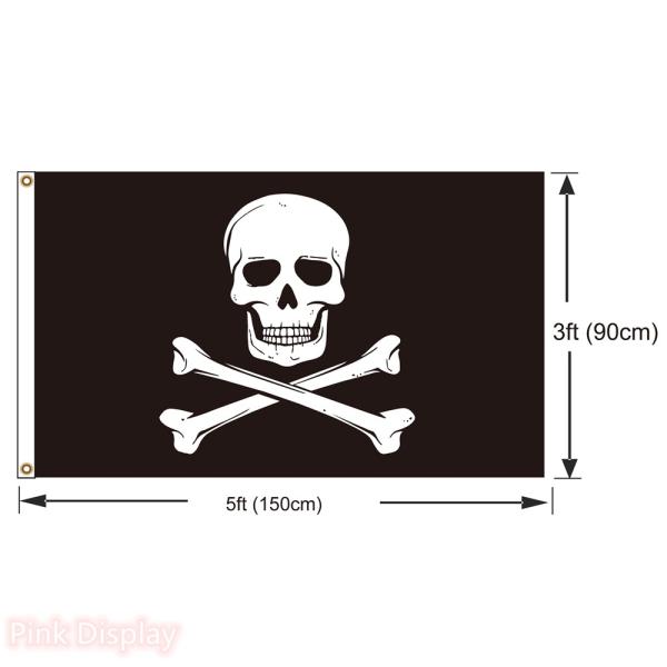 Bright Colors Copper Grommet 3x5ft Outdoor Pirate Flag