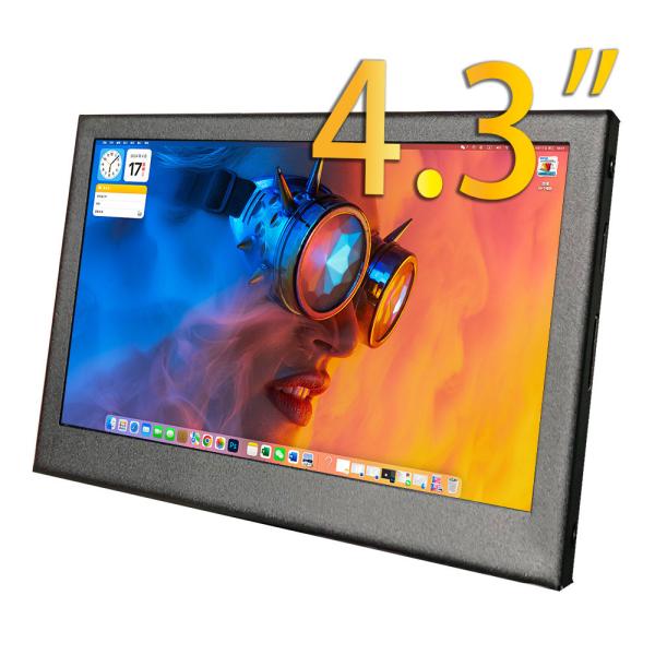 4.3 Inch LCD Monitor 800*480 Portable Monitor For Cell Phone