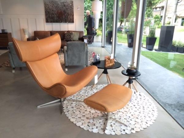Replia Henrik Pedersen Boconcept Imola Chair Fiberglass / Leather Comfortable