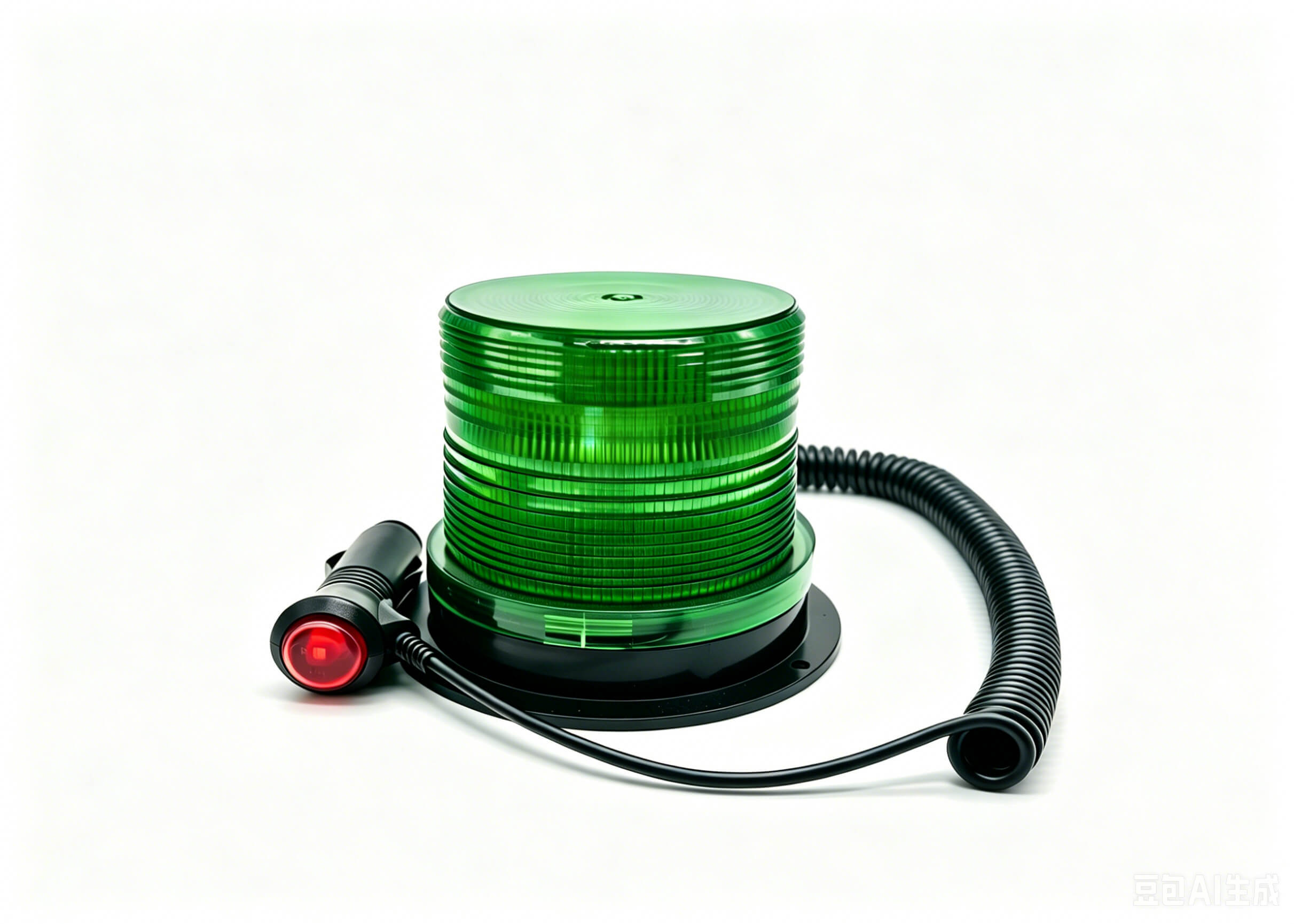 RD-205-30B Green Strobe Flashing Light 12V 24V Magnetic / Bolt Mounting for