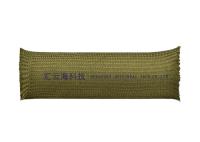 protetor resistente ao calor do fio do algodão de 20mm, envoltório automotivo do tear de fio do Weave apertado