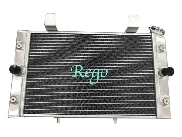 Auto Racing Polished ATV Radiator For YAMAHA RHINO 700 2008-2013 2009 2010 2011 2012