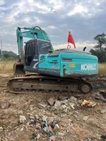 Excavadora hidráulica usada Kobelco SK210lc-8 Crawler com motor Hino J05E
