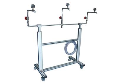 Instrumento do teste de pulverizador da água de UL1598 UL1993 5 libras por polegada quadrada para o controle manual das lâmpadas