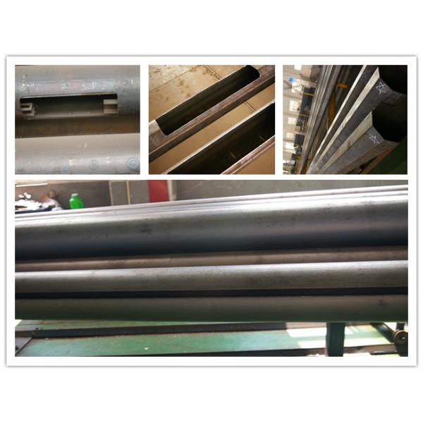 6m Hot Dip Galvanized Single Arm Street Light Poles For Road Lighting