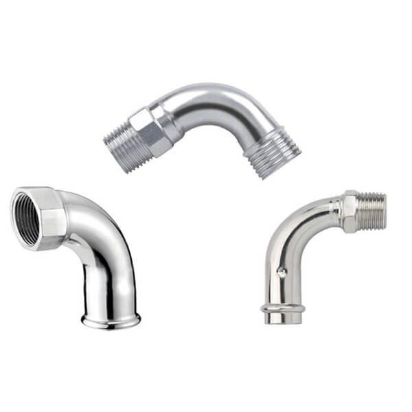 Durable Sanitary Butt Weld Fittings Sanitary Elbow Union Connection For Food Industry Yogurt
