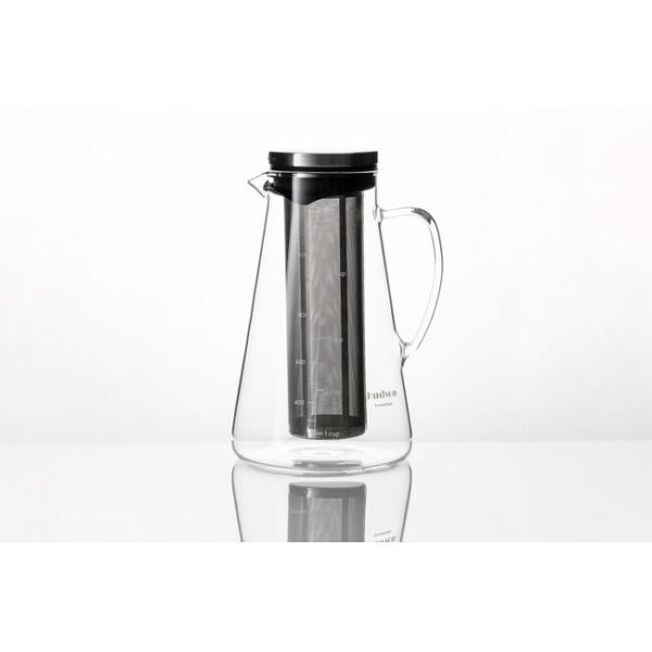 Heat Resistant Glass Water Filter Pitcher 1100ml Hand Blown Cold Brew Coffee Maker