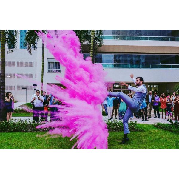 Gender Reveal Props Confetti Powder Filler 14*14*14cm Football for Baby Celebrations
